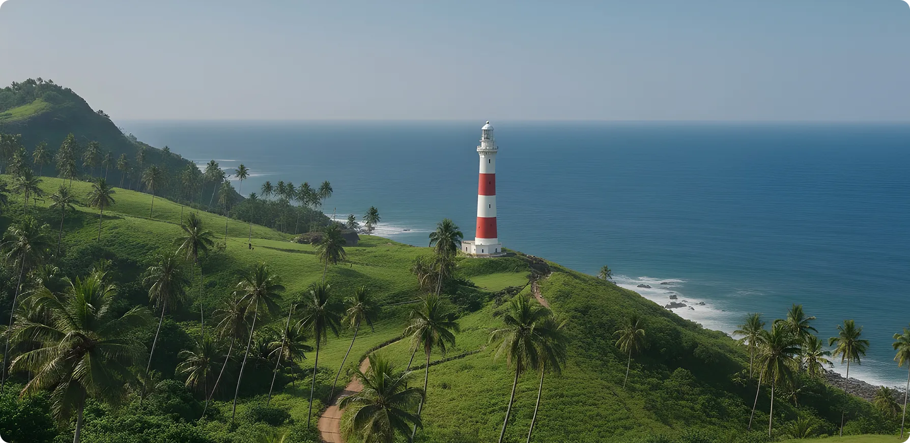 Scenic bus tourism destination